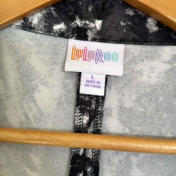 NWT LuLaRoe Tie-Dye Style Long Cardigan Size Large - Picture 5 of 8